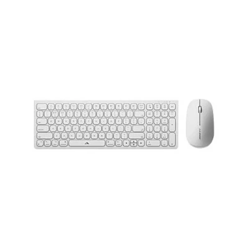 Alogic Echelon Compact USB-C BT näppäimistö saksa + hiiri valkoinen - näppäimistö - USB Type-C - näppäimistö - USB Type-C