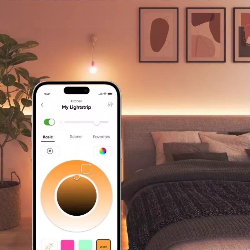 Nanoleaf Essentials Light Strips -laajennus 2 metriä | 23 W | RGBCW | Bluetooth, Thread | 2700 - 6500 K