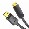 DisplayPort–HDMI-kaapelisovitin Vention HAGBH, 2 m, musta, 7 mm halkaisija