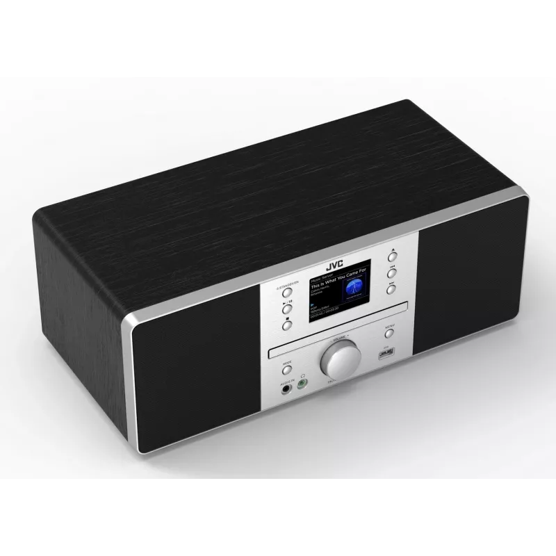 JVC RD-E874B All-in-One-äänijärjestelmä, Internet/DAB+/FM-radio, CD, Bluetooth, 20 W, musta