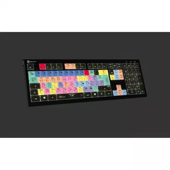 Logickeyboard Adobe Premiere Pro CC ASTRA 2 taustavalaistu näppäimistö saksa (LKB-PPROCC-A2PC-DE)