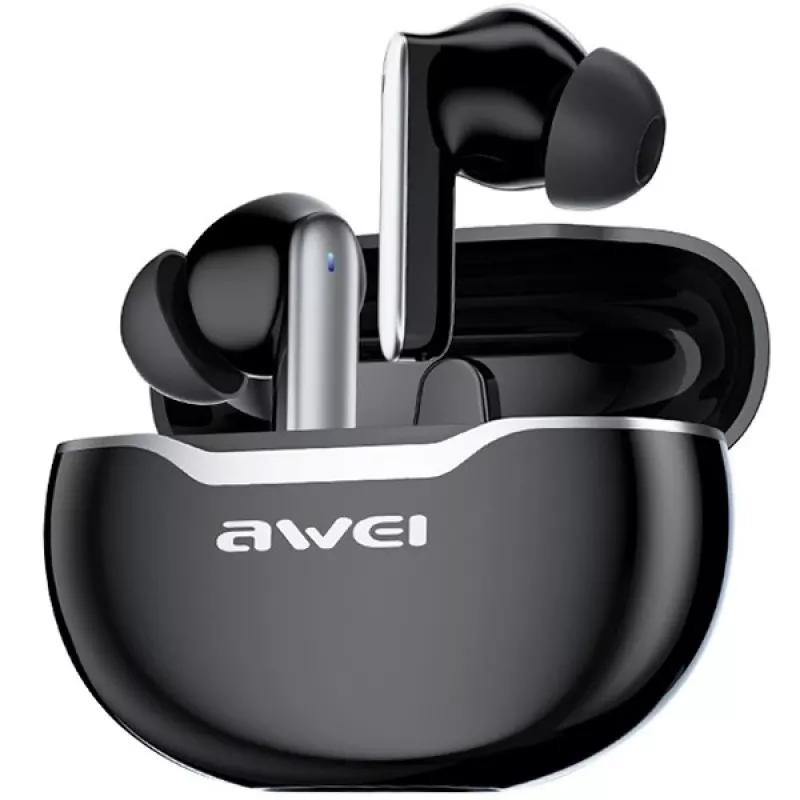Awei kuulokkeet Bluetooth 5.3 T50 TWS latauskotelo /musta