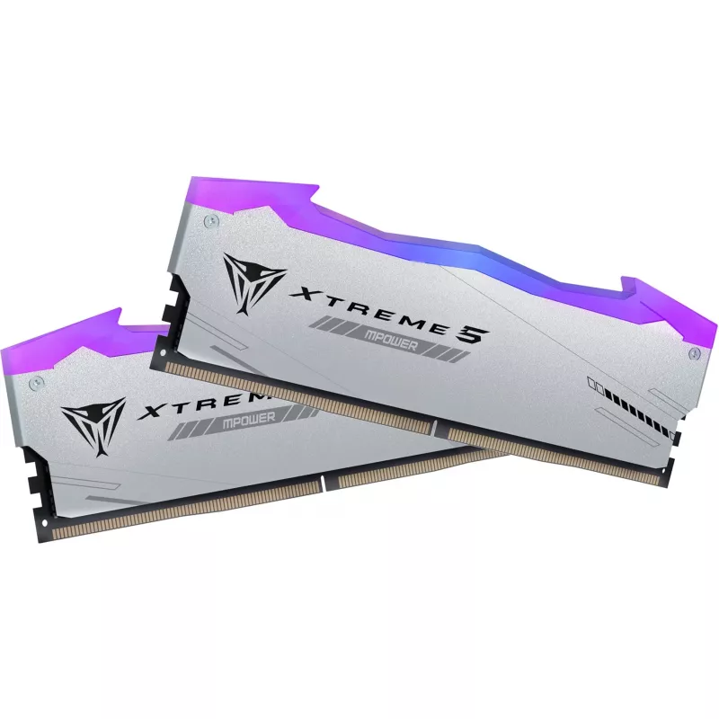 Patriot Viper Gaming RGB XTREME 5 DDR5-6000 RAM, CL 30, Intel XMP 3.0 - 32GB Dual-Kit, hopea