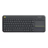 Logitech Wireless Touch Keyboard K400 Plus Mini QWERTZ musta