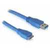 DeLOCK Micro-USB 3.0 -kaapeli 1 m, USB A, 5 Gbit/s, sininen