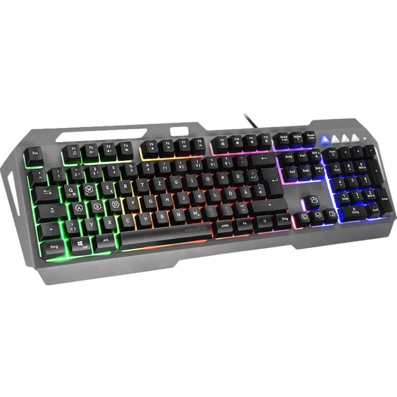 Speedlink pelinäppäimistö LUNERA. Metal Rainbow. musta retail