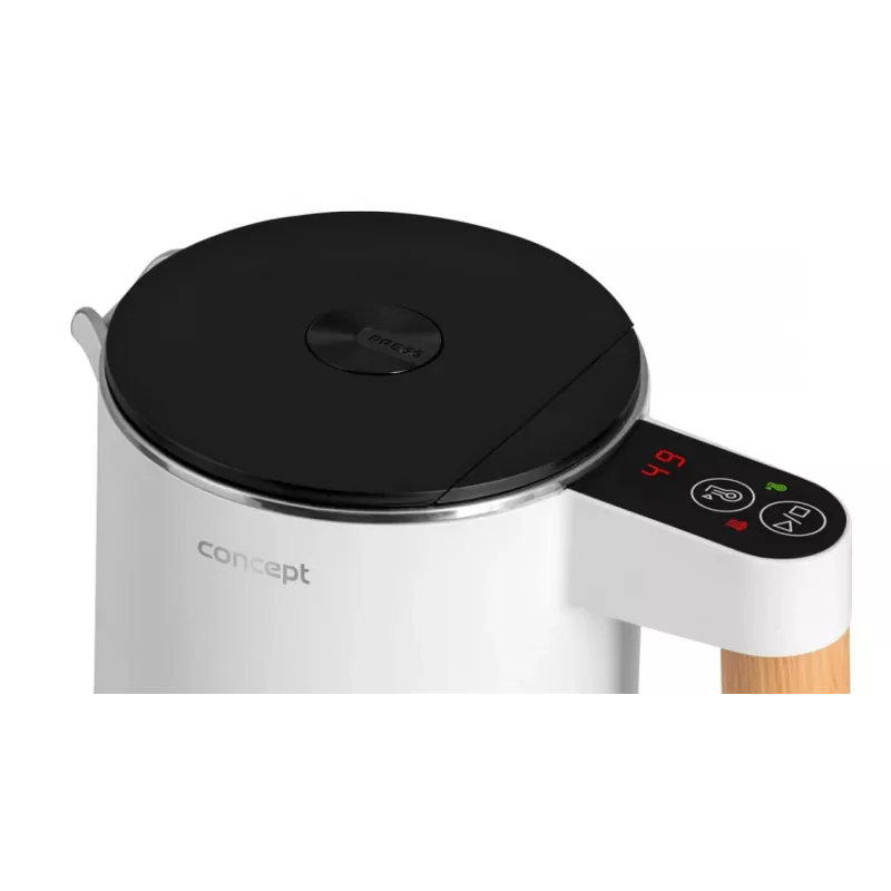 Ruostumaton teräs -vedenkeitin valkoinen 1,5 l Salt & Pepper Concept RK3300