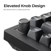 Mekaaninen näppäimistö Keychron V1 Ultra 8K — 75 % QWERTY, Bluetooth, johdollinen, RGB, musta