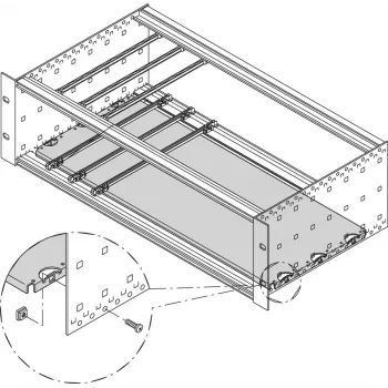 Schroff asennuslevy 340T 42TE (34562758)