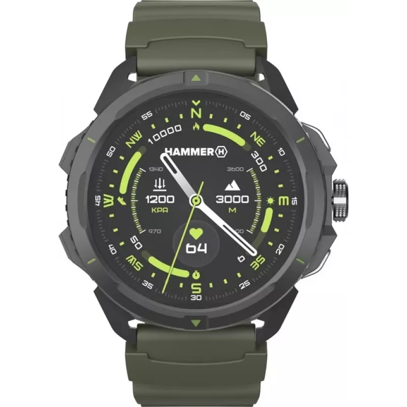 Hammer Watch 2 | Älykello | AMOLED | 1,5 inch | Military Edition
