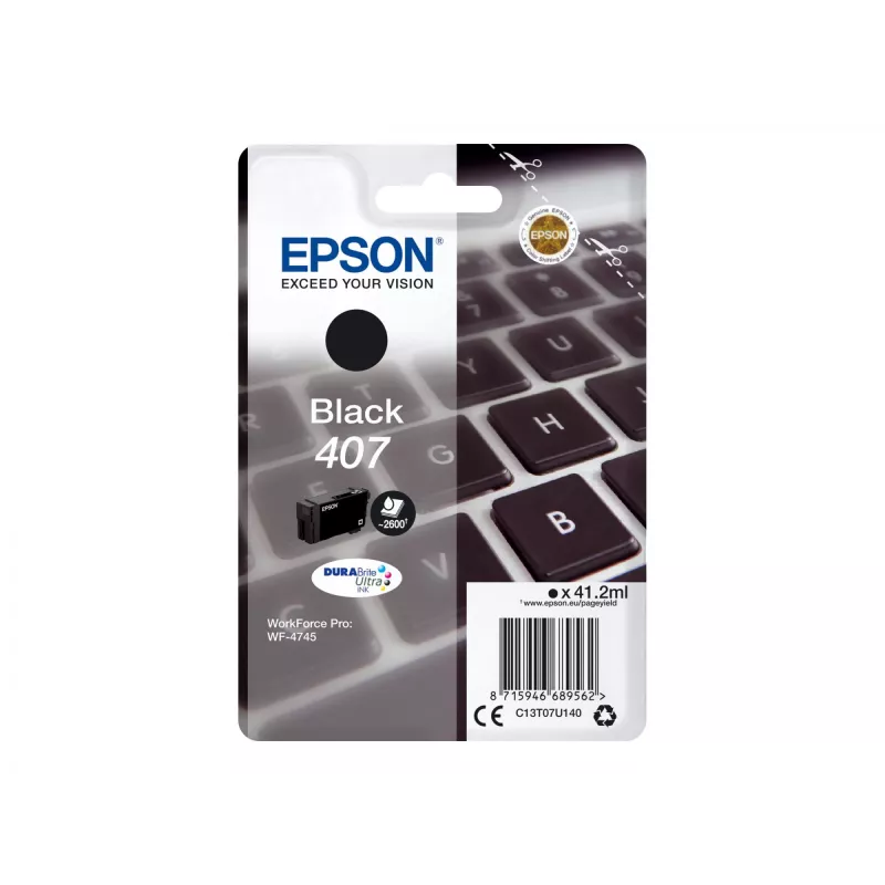 Epson WF-4745 mustekasetti 1 kpl alkuperäinen High (XL) Yield musta
