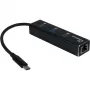 Inter-Tech Argus IT-410 - keskitin - 3 x SuperSpeed USB 3.0 + 1 x 10/100/1000 - pöytämalli (88885440)