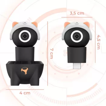 Subsonic Playcam 1080 2in1 HD-minikamera Nintendo Switch 2:lle punainen