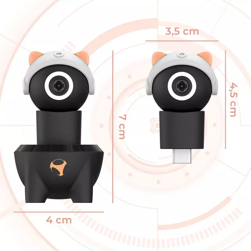 Subsonic Playcam 1080 2in1 HD-minikamera Nintendo Switch 2:lle punainen