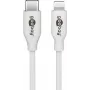 Lataus- ja synkronointikaapeli Goobay Lightning - USB-C 0,5 m