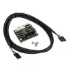 Valaistuksen LED-ohjain Aqua-Computer farbwerk USB – 12 V, 2,5 A, musta