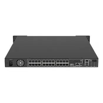 Verkkovideotallennin AXIS S2224 Mk II 24-kanavaa, 48-kanavan toisto, 7680×4320, 6 TB HDD, 256 GB SSD, RAID 0/1/10, 1U, musta