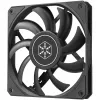 Kotelotuuletin SILVERSTONE SST-AS120B 120mm musta läpinäkyvä, 3-Pin