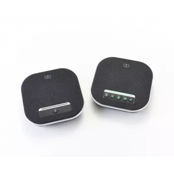 Neuvottelukaiutinpuhelin Boom Collaboration GEMINI, sisäänrakennettu mikrofoni, Bluetooth ja USB, musta