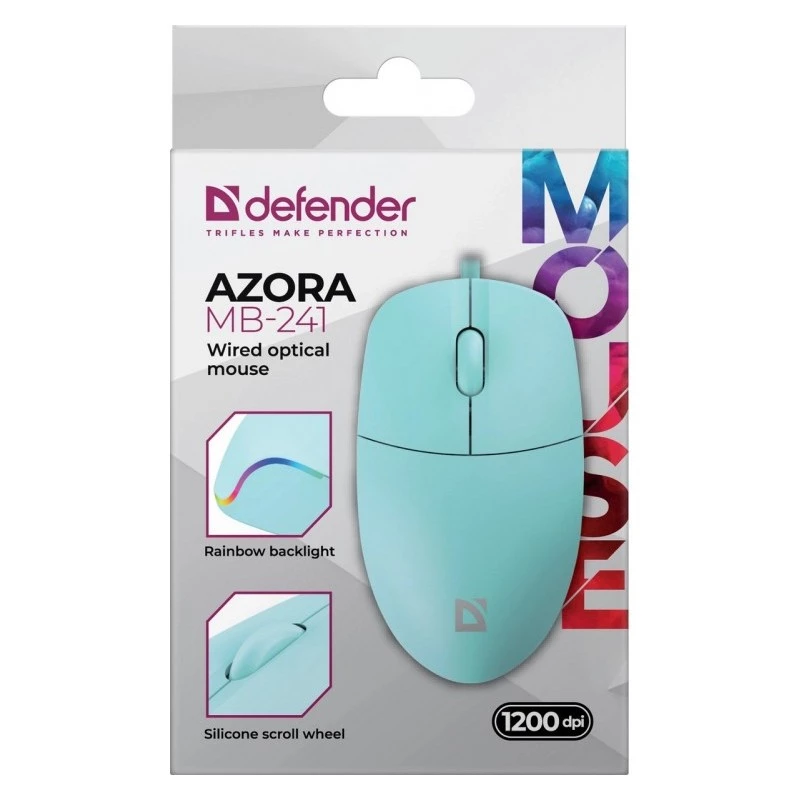JOHDOLLINEN HIIRI DEFENDER AZORA MB-241 RF MINT 1200dpi 3P