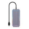 Unitek uHUB S7+ D1029A USB-C-keskitin, USB 3.2 Gen 2 10 Gbps, HDMI 2.0, Gigabit RJ45, 3,5 mm:n äänipistoke, 100 W, harmaa