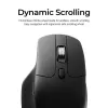 Hiiri Keychron M6 oikeakätinen yleismalli — optinen, RF-langaton + Bluetooth + USB-C, 30000 DPI, musta