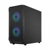 Fractal Design Focus 2 RGB Tempered Glass Mid Tower ATX -tietokonekotelo - musta