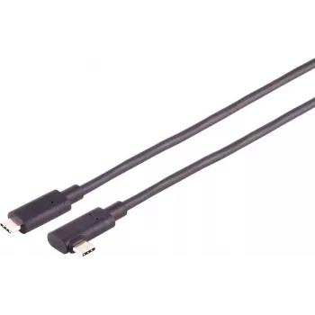USB-kaapeli S/CONN 30-42075 USB 3.2 Gen 2 10 m USB-C musta