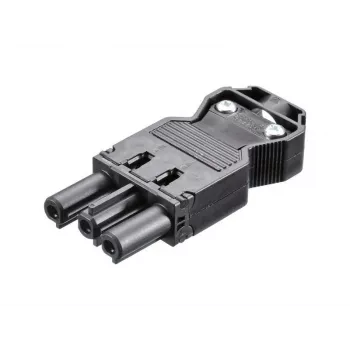 BACHMANN laiteliitin GST18-3, asennusvalmis, musta (375.505)