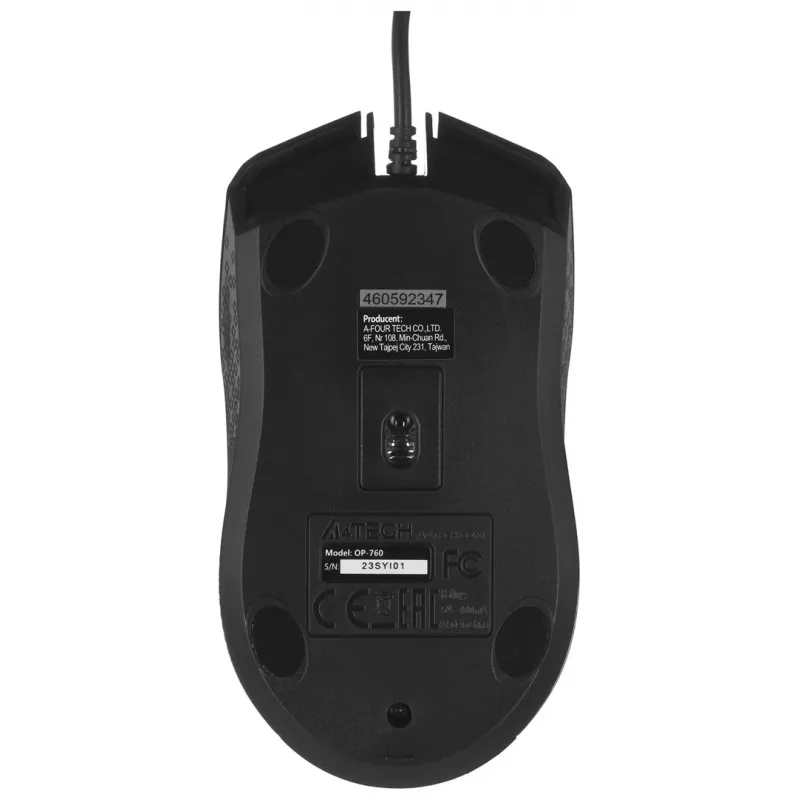 A4Tech OP-760 hiiri USB Type-A optinen 1200 DPI