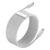 Baseus Simple Wisdom datakaapelisarja USB-C - Lightning PD 20W (2 kpl/pakkaus) 1,5m valkoinen