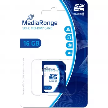 Muistikortti MediaRange 16GB SDHC Class 10 MR963
