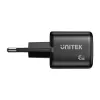 Unitek seinälaturi 2x GaN 45W — 2× USB‑C PD 3.0 ja QC-pikalataus