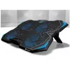 Tracer Gamezone Turbo kannettavan jäähdytysalusta enintään 17", 4 tuuletinta 140 mm, USB-keskitin, sininen LED, musta
