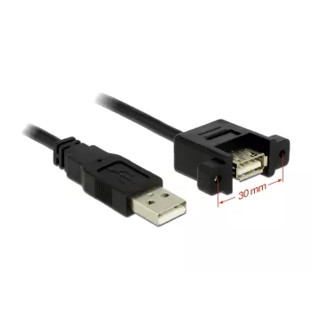DeLOCK USB-kaapeli 1 m 2xUSB2.0-A