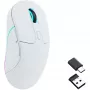 Pelihiiri Keychron M3 oikeakätinen RF-langaton + Bluetooth optinen 26000 DPI valkoinen