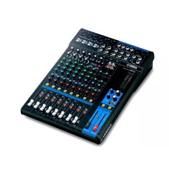 Audiomikseri YAMAHA MG12 12-kanavainen, 24-bittinen DSP, 192 kHz näytteenottotaajuus, 48V fantomivirta