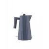 Alessi MDL06 B laskostettu vedenkeitin, musta, euro-pistoke