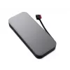 Lenovo Go USB-C kannettavan varavirtalähde (20 000 mAh), litiumioni, musta-harmaa, USB Type-A ja Type-C