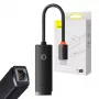 Verkkosovitin Baseus Lite Series USB-C - RJ45 (musta)
