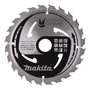 MAKITA PYÖRÖSAHANTERÄ 190x30x24Z M-FORCE PUU
