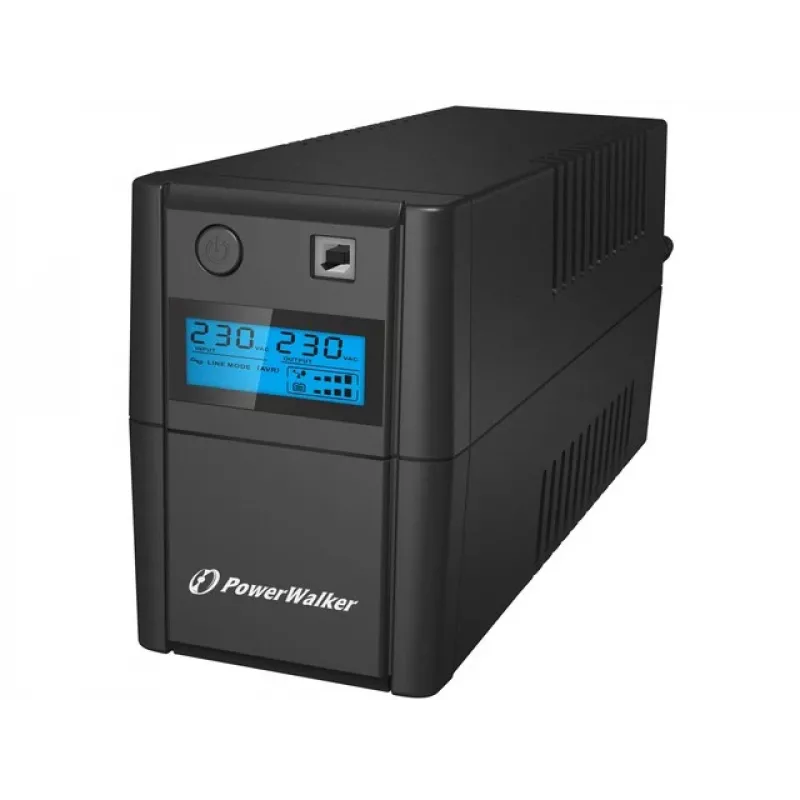 PowerWalker VI 650 SHL FR UPS (keskeytymätön virransyöttö) Line-Interactive 0,65 kVA 360 W 2 AC-lähtöä