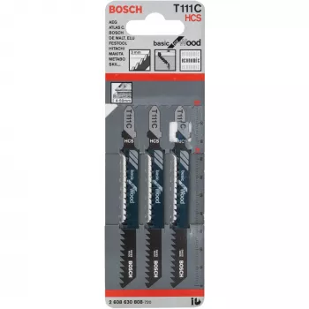 Bosch T 111 C pistosahanterä hiiliteräksestä (HCS) 3 kpl
