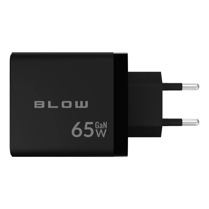 LCD-seinälaturi USB-pistorasia + USB-Cx2 PD 65W GAN musta wattimittari