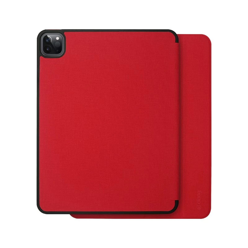 Crong FlexFolio CRG-FXF-IPD112-RED kansikotelo iPad Air 11 M3 (2025)/M2 (2024), iPad Air 10.9 (5-4 sukupolvi), iPad Pro 11 (2022-2021) -tableteille, 27,7 cm (10,9″), Apple Pencil -pidikkeellä, punainen