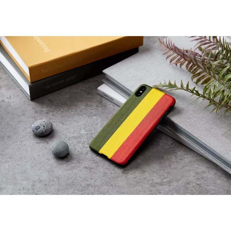 Älypuhelinkotelo man and wood iPhone XS Max – malli Reggae, musta