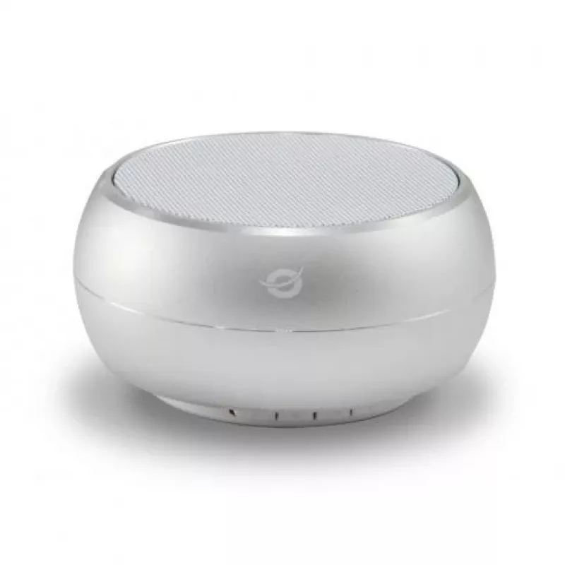 Conceptronic BEATTIE 01S langaton Bluetooth-kaiutin, 3 W, Bluetooth 3.0+HS, sisäänrakennettu mikrofoni, microSD, Micro-USB, hopea