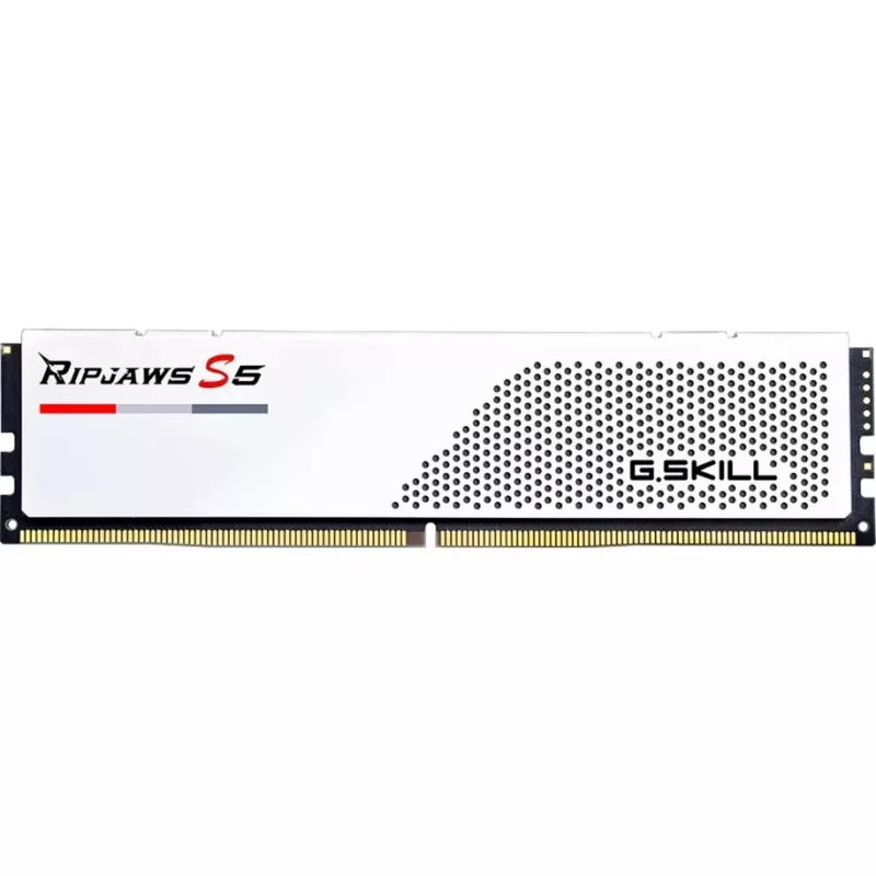 DIMM 32 GB DDR5-6000, muisti valkoinen, F5-6000J2836G16GX2-RS5W, Ripjaws S5, INTEL XMP