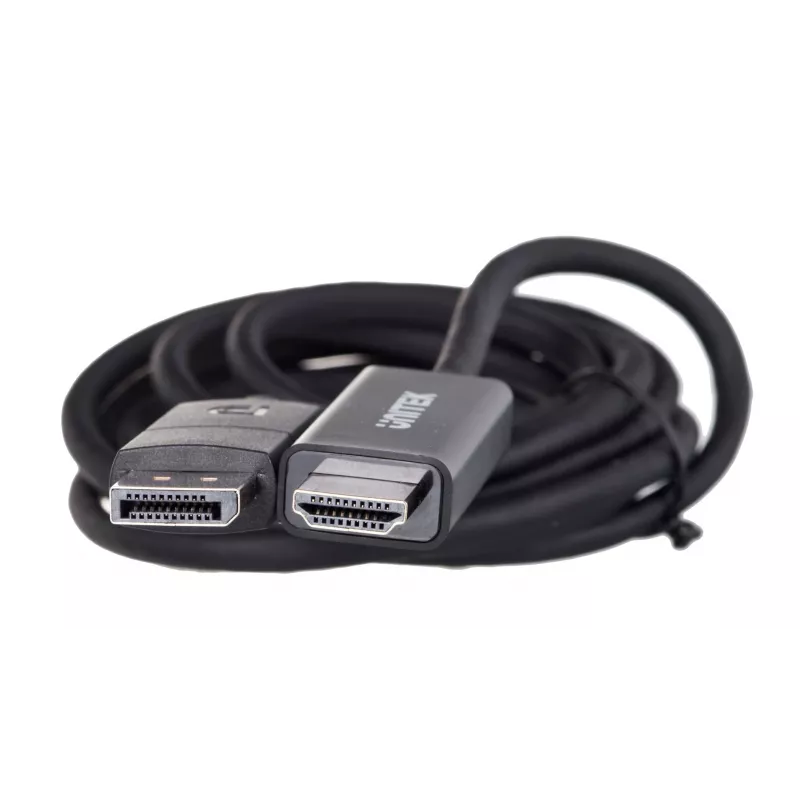 UNITEK KAAPELI DisplayPort 1.2, HDMI, 4K@60 Hz, 1,8 m, V1608A