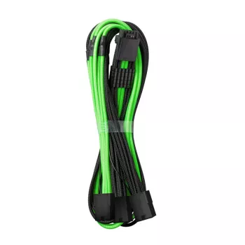 CableMod 12VHPWR - 3× PCIe ModMesh -kaapeli 45 cm, musta/vaaleanvihreä
